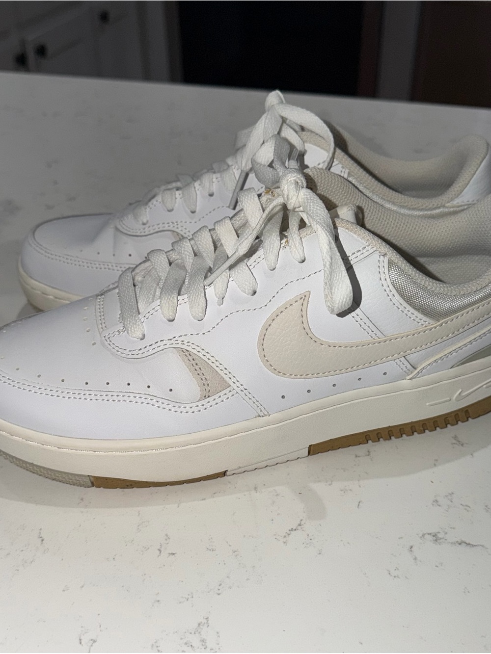 Nike Women’s Gamma Force Low-Top Athletic Sneakers with Cream Accents - Sz 10